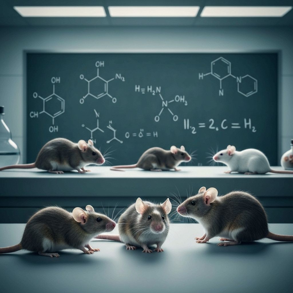 Laboratory research with molecular structures